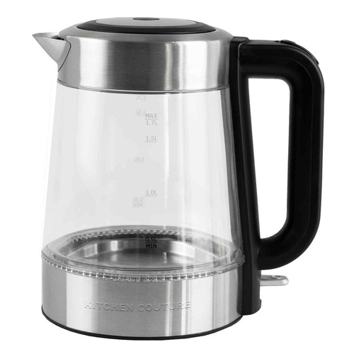 1.7L Kitchen Couture LED Glass Kettle | Temple & Webster