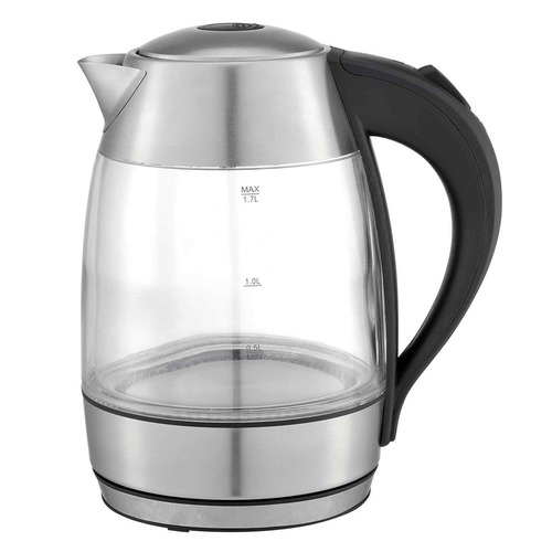 1.7L Kitchen Couture Slimline LED Glass Kettle