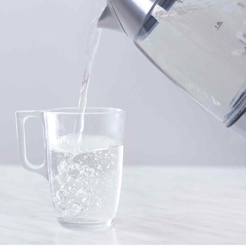 1.7L Kitchen Couture Slimline LED Glass Kettle