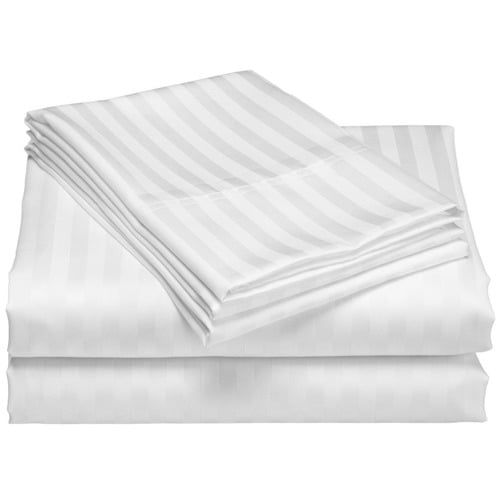 Striped Damask 1200TC Cotton-Blend Sheet Set
