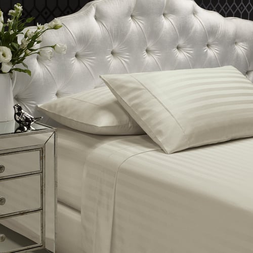Striped Damask 1200TC Cotton-Blend Sheet Set