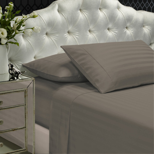 Striped Damask 1200TC Cotton-Blend Sheet Set