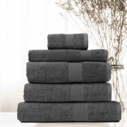 5 Piece Royal Comfort Cotton Bamboo Bathroom Towel Set