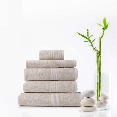 5 Piece Royal Comfort Cotton Bamboo Bathroom Towel Set