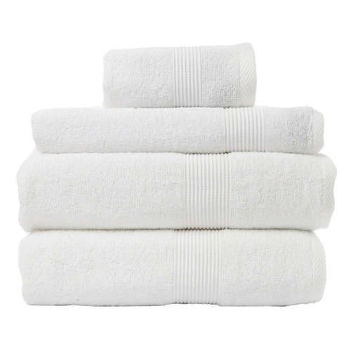 4 Piece Cotton Bamboo Bathroom Towel Set