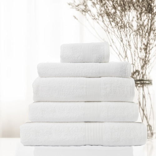 5 Piece Royal Comfort Cotton Bamboo Bathroom Towel Set