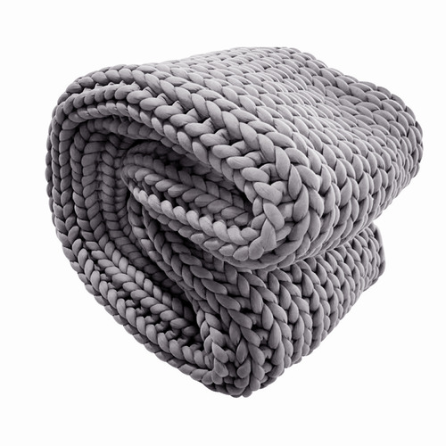 7.3kg HandKnitted Weighted Blanket Temple & Webster