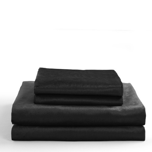 Chiswick Living Charcoal Royal Comfort Velvet Quilt Cover Set Temple