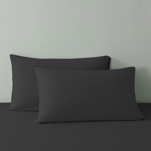 Chiswick Living Charcoal Marle Jersey Cotton Quilt Cover Set Temple