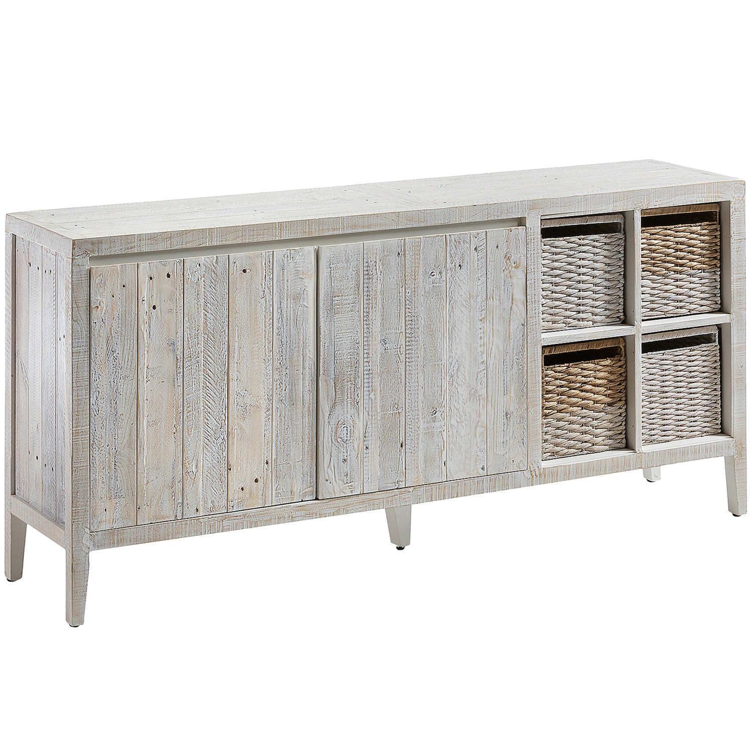 White Wash Portia Pine Sideboard Temple & ster