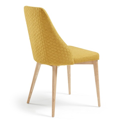 Quilted Fabric Dining Chair 1