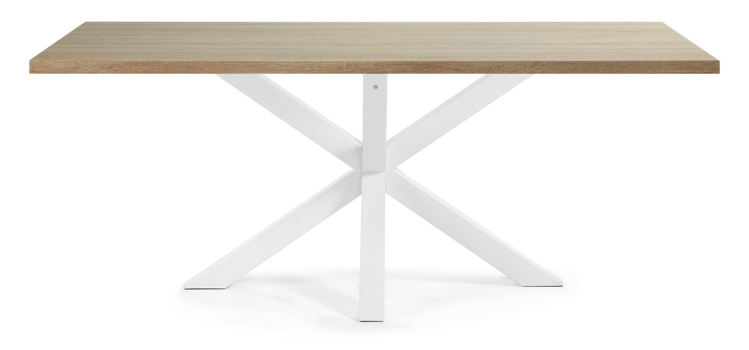 Natural & White Cacey Dining Table