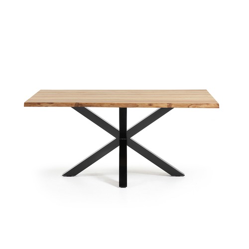 Oak & Black Halvor Dining Table