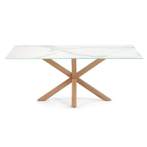 White & Natural Camden Dining Table