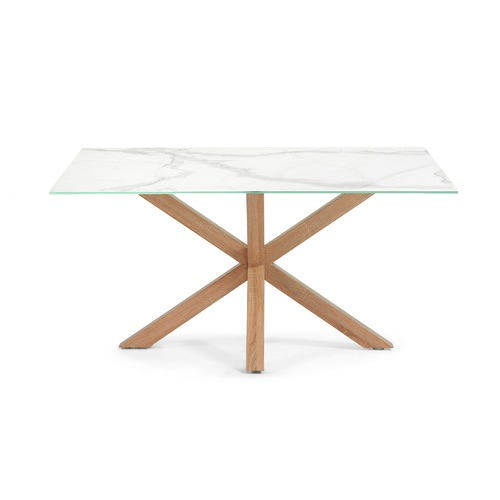 White & Natural Camden Dining Table