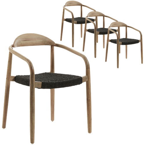 Linea Furniture Palaemon Rope Outdoor, Stackable Outdoor Dining Chairs Australia