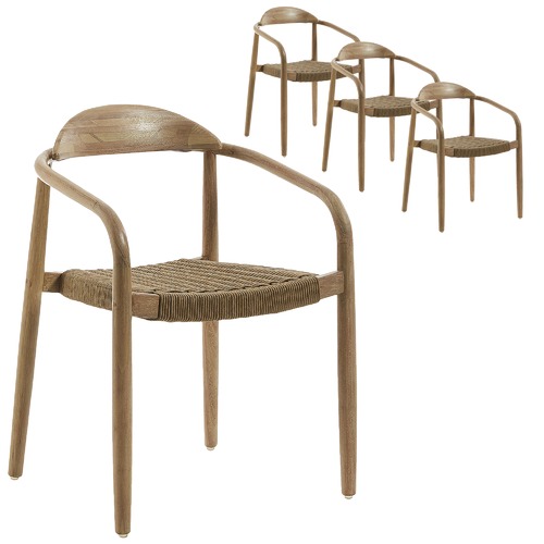 Linea Furniture Palaemon Rope Outdoor Dining Chairs Temple & ster