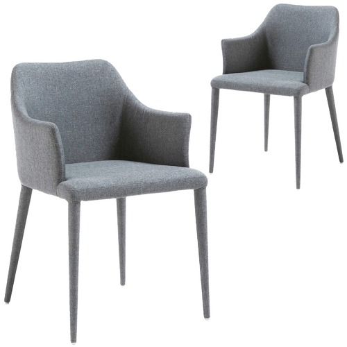 fabric covered dining chairs