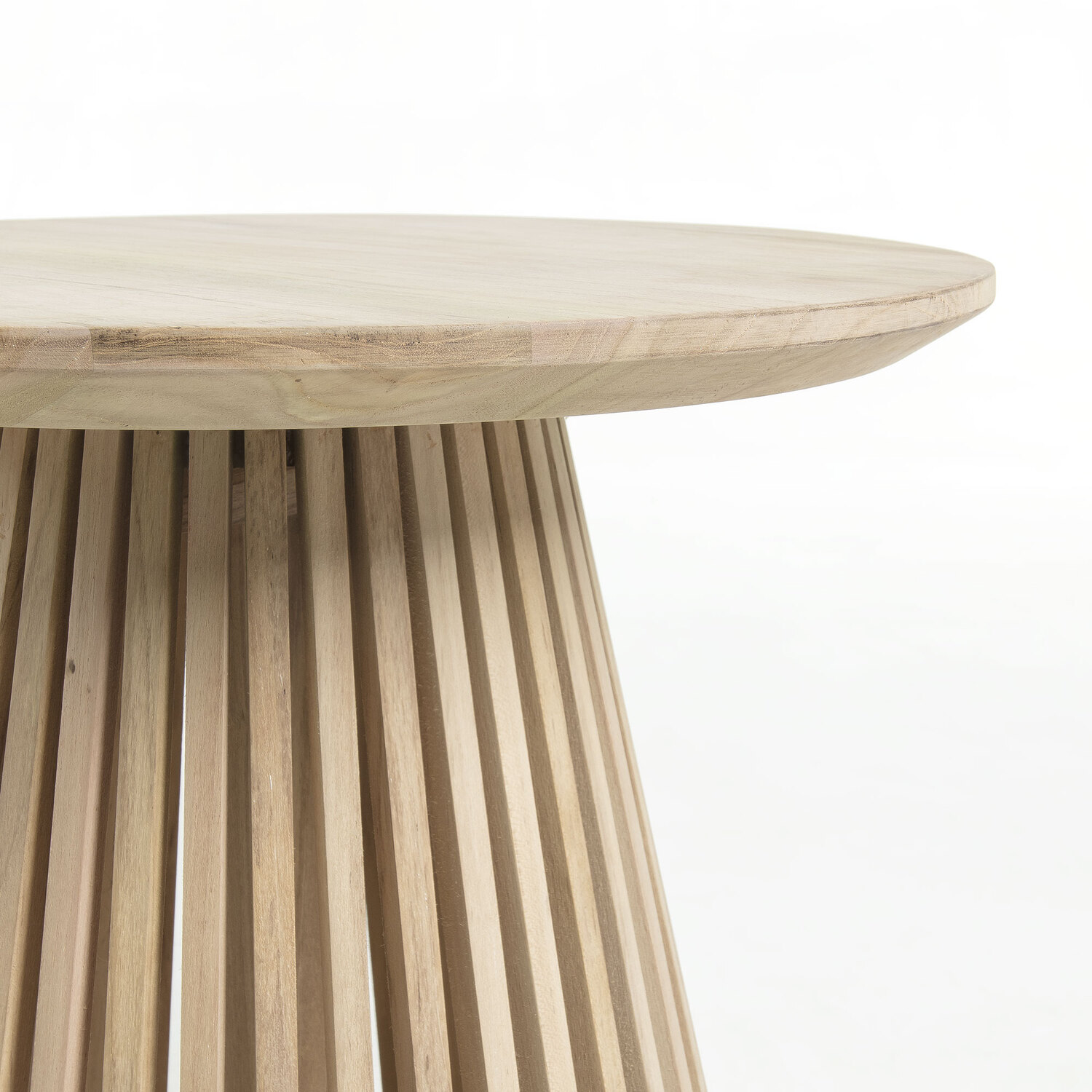Darla Round Teak Wood Side Table