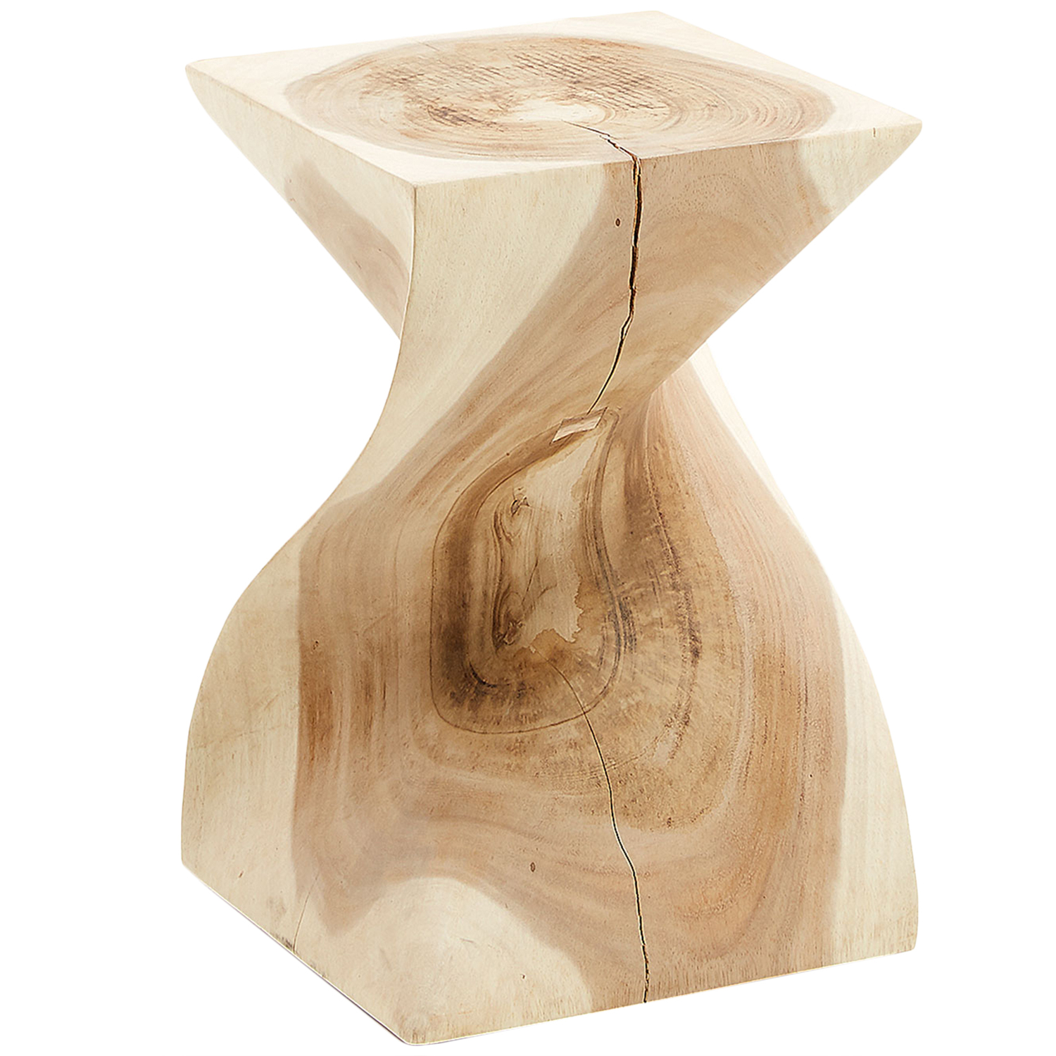 Natural Chona Munger Wood Side Table