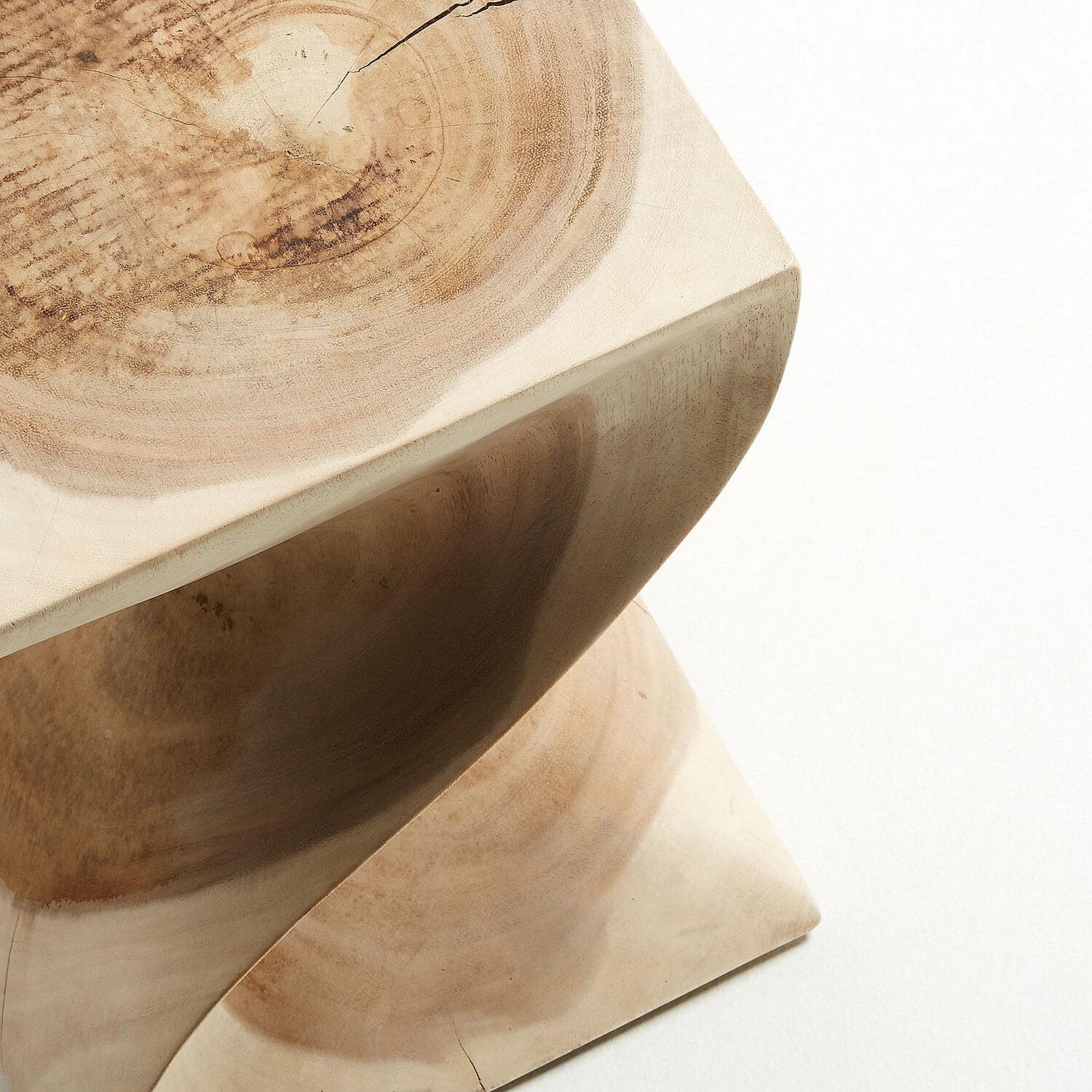 Natural Chona Munger Wood Side Table