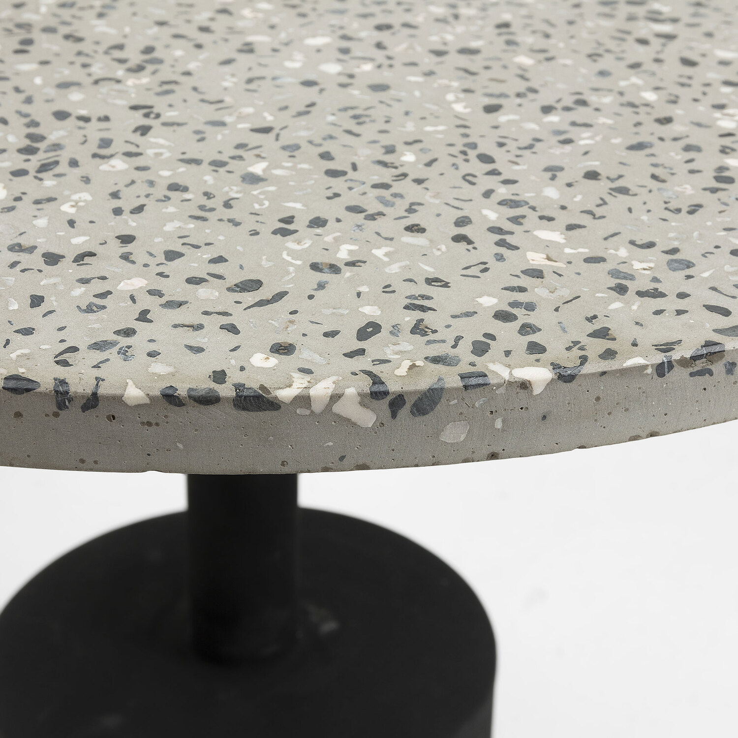 Grey Milano Terrazzo Side Table