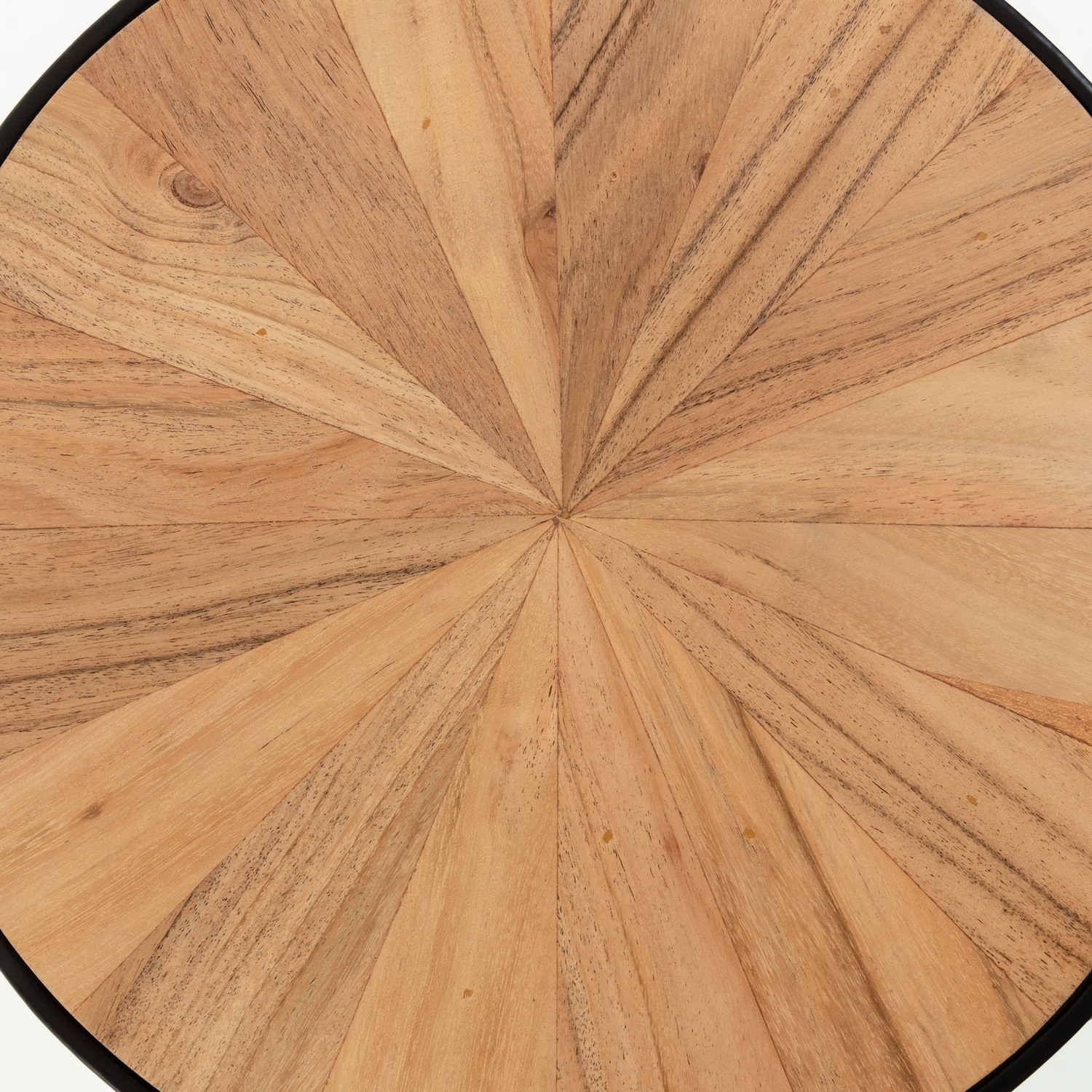 Linea Furniture Natural Aruna Acacia Wood Side Table Temple & Webster