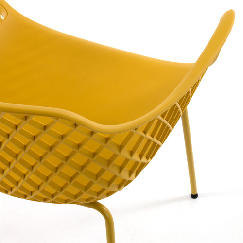 Gertrude Metal & Plastic Tub Dining Chair