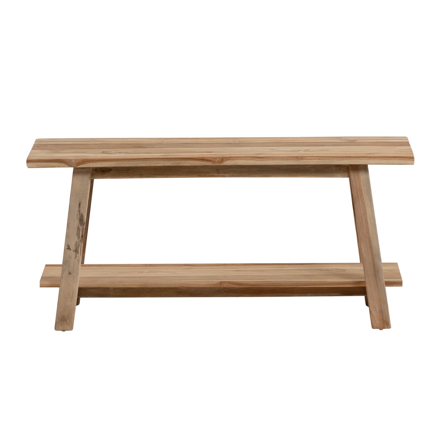 Natural Jafar Recycled Teak Wood Bench