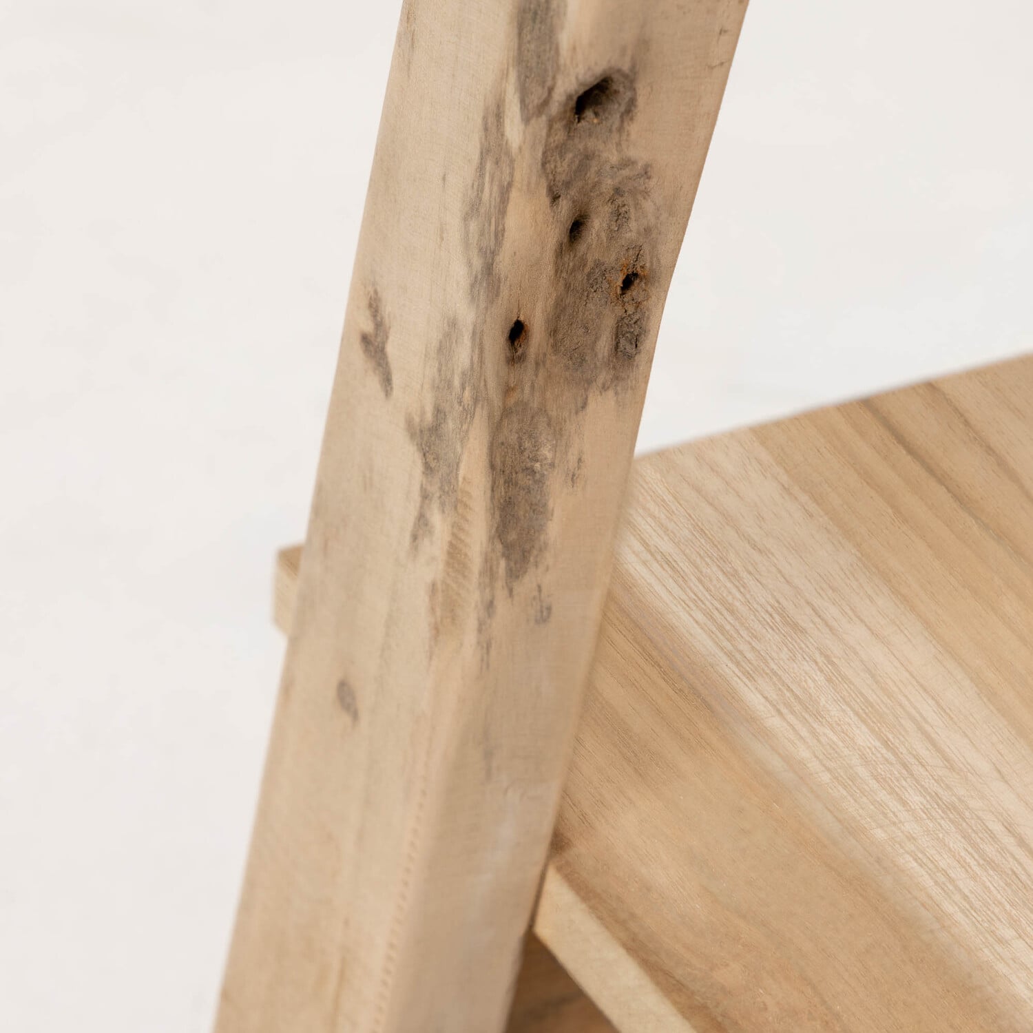 Natural Jafar Recycled Teak Wood Bench