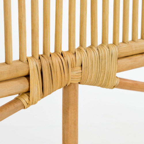 Linea Furniture Natural Salvio Bamboo & Rattan Queen Bedhead & Reviews