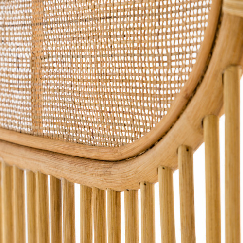 Linea Furniture Natural Salvio Bamboo & Rattan Queen Bedhead & Reviews