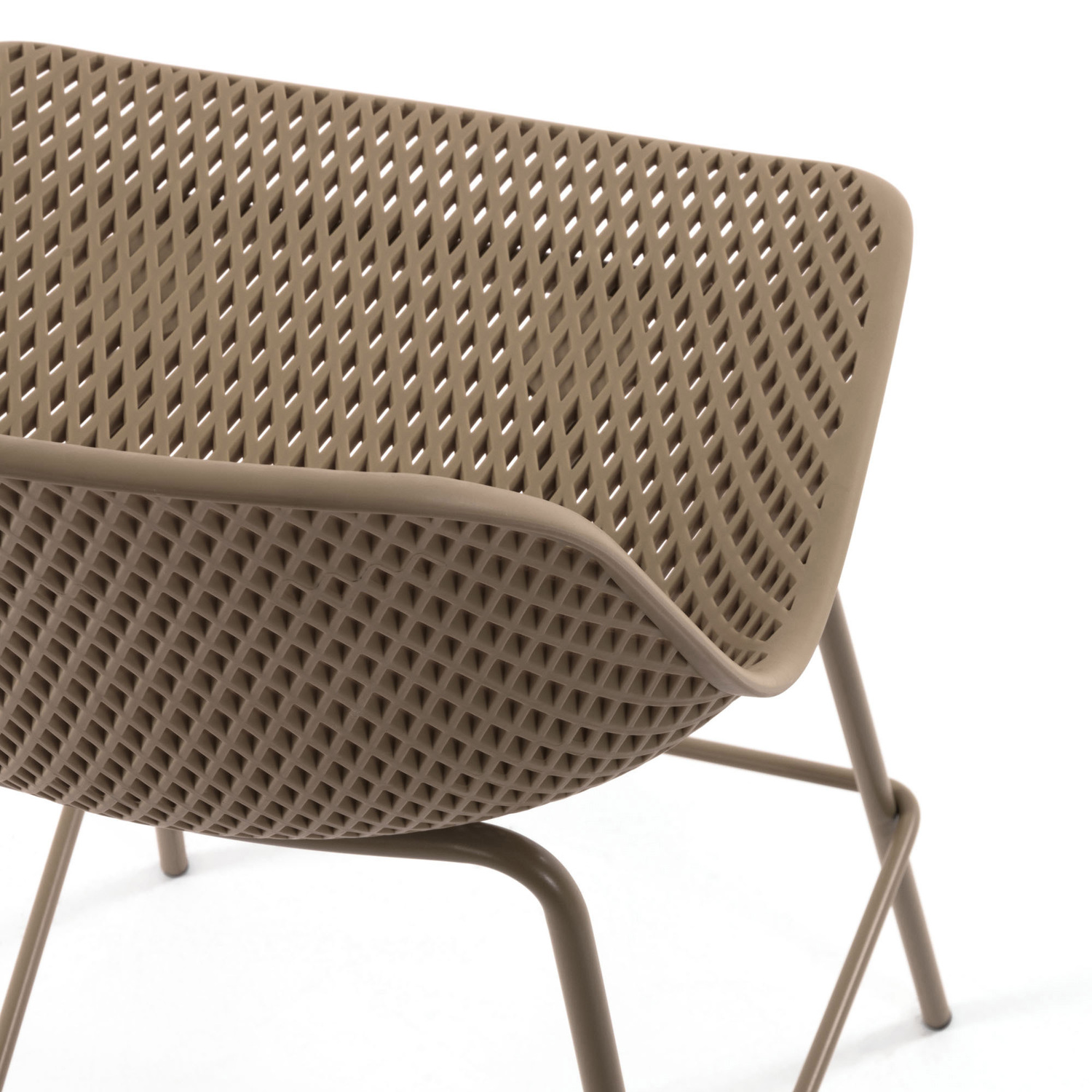 75cm Gertrude Metal & Plastic Outdoor Barstools