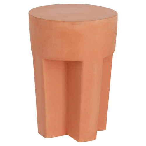 Linea Furniture Vivian Terracotta Outdoor Side Table Temple Webster Linea Furniture Vivian Terracotta, Terracotta Outdoor Furniture