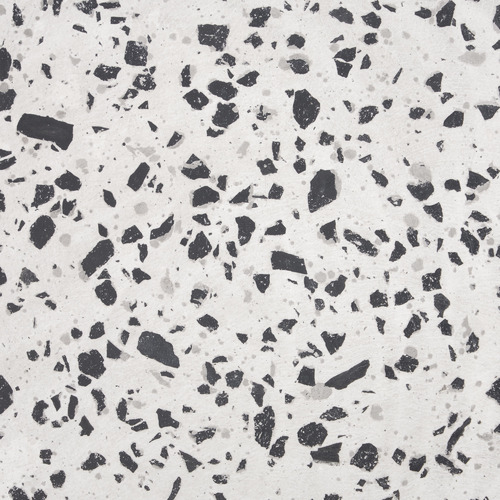 White Janella Stool Terrazzo White