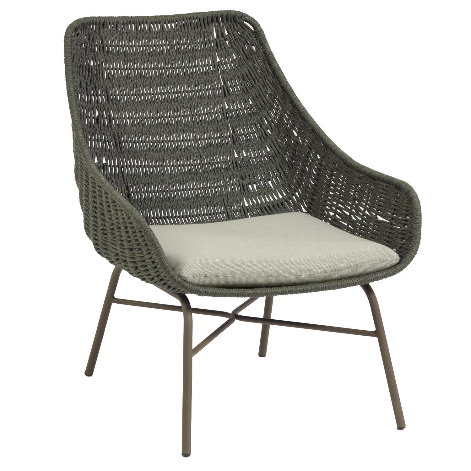 Abeli Metal & Rope Armchair