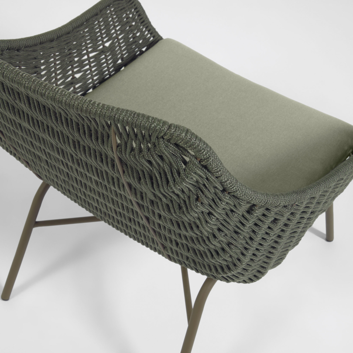 Abeli Metal & Rope Armchair