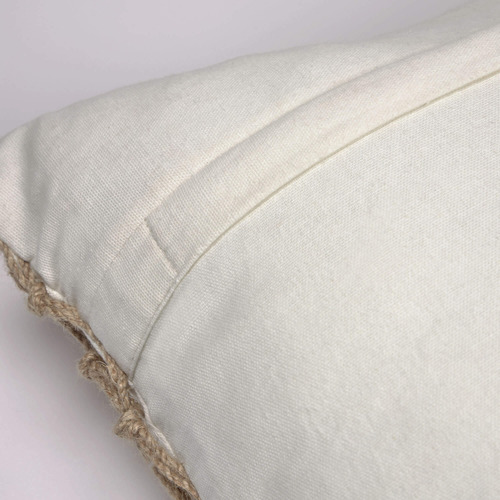 White Hutton Cotton Cushion Cover