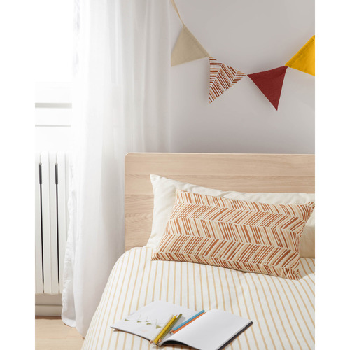 Romana Striped Cotton Cushion Cover Temple & ster