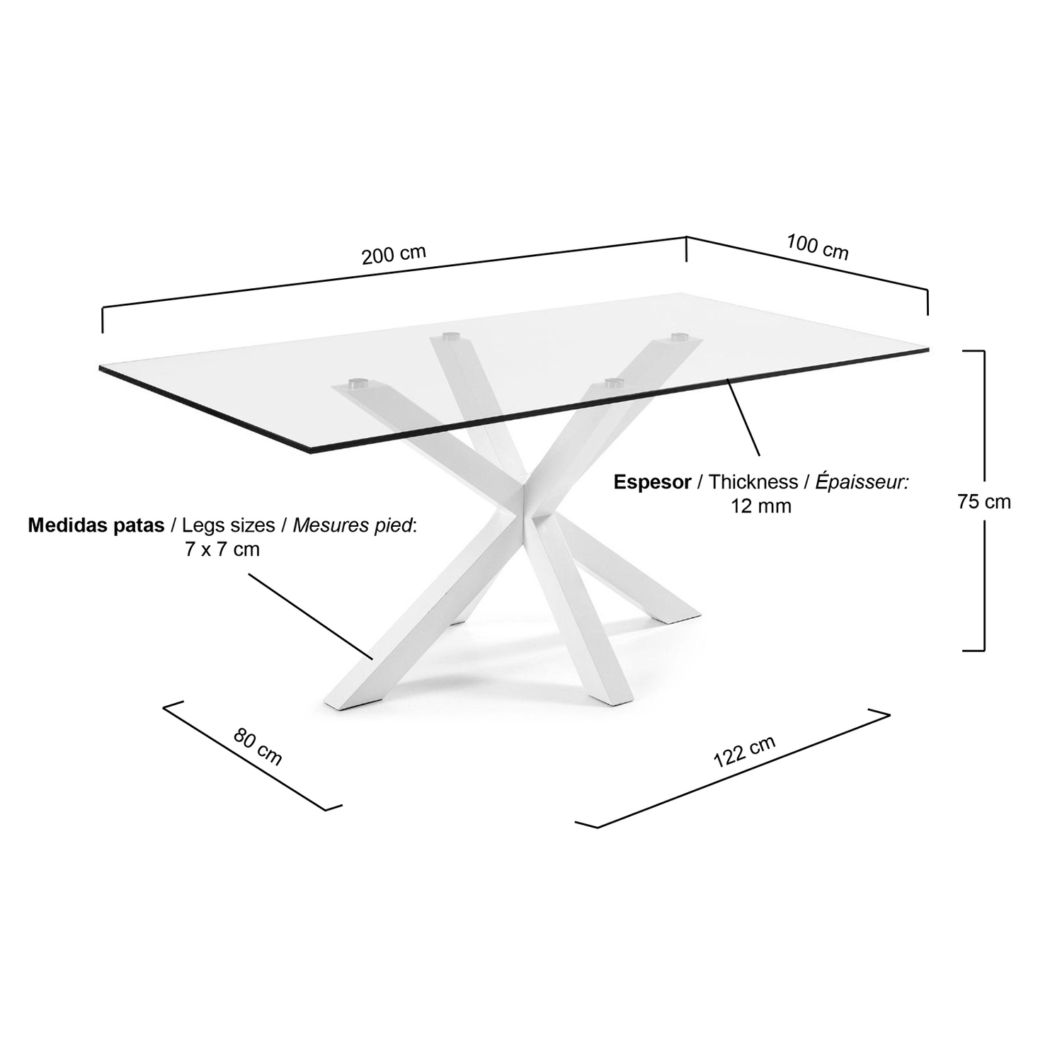 Clear-and-White-Halvor-Dining-Table