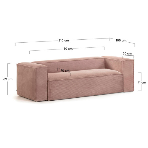 Kalisha-2-Seater-Corduroy-Sofa