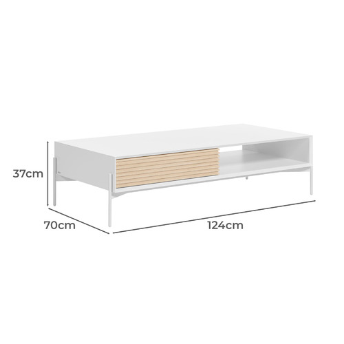 Ritzo 1 Drawer Coffee Table | Temple & Webster