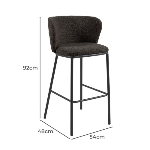 65cm Isabel Upholstered Barstools