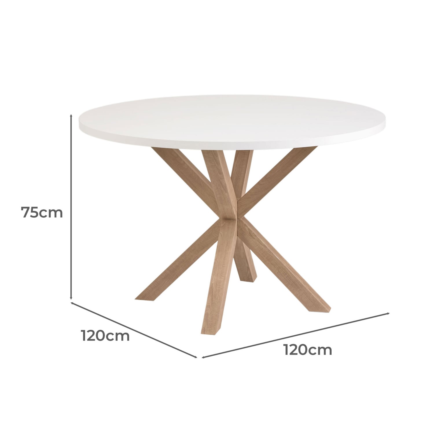Thalia Steel Dining Table