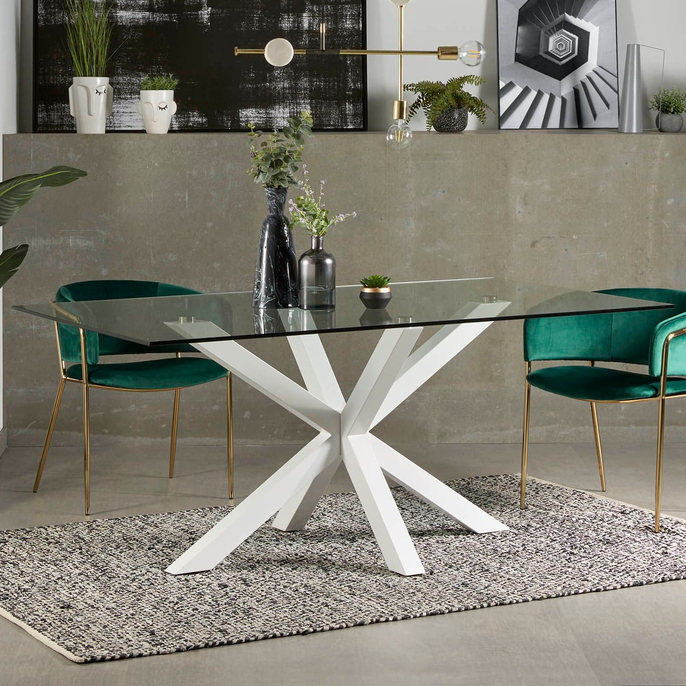 Clear-and-White-Halvor-Dining-Table