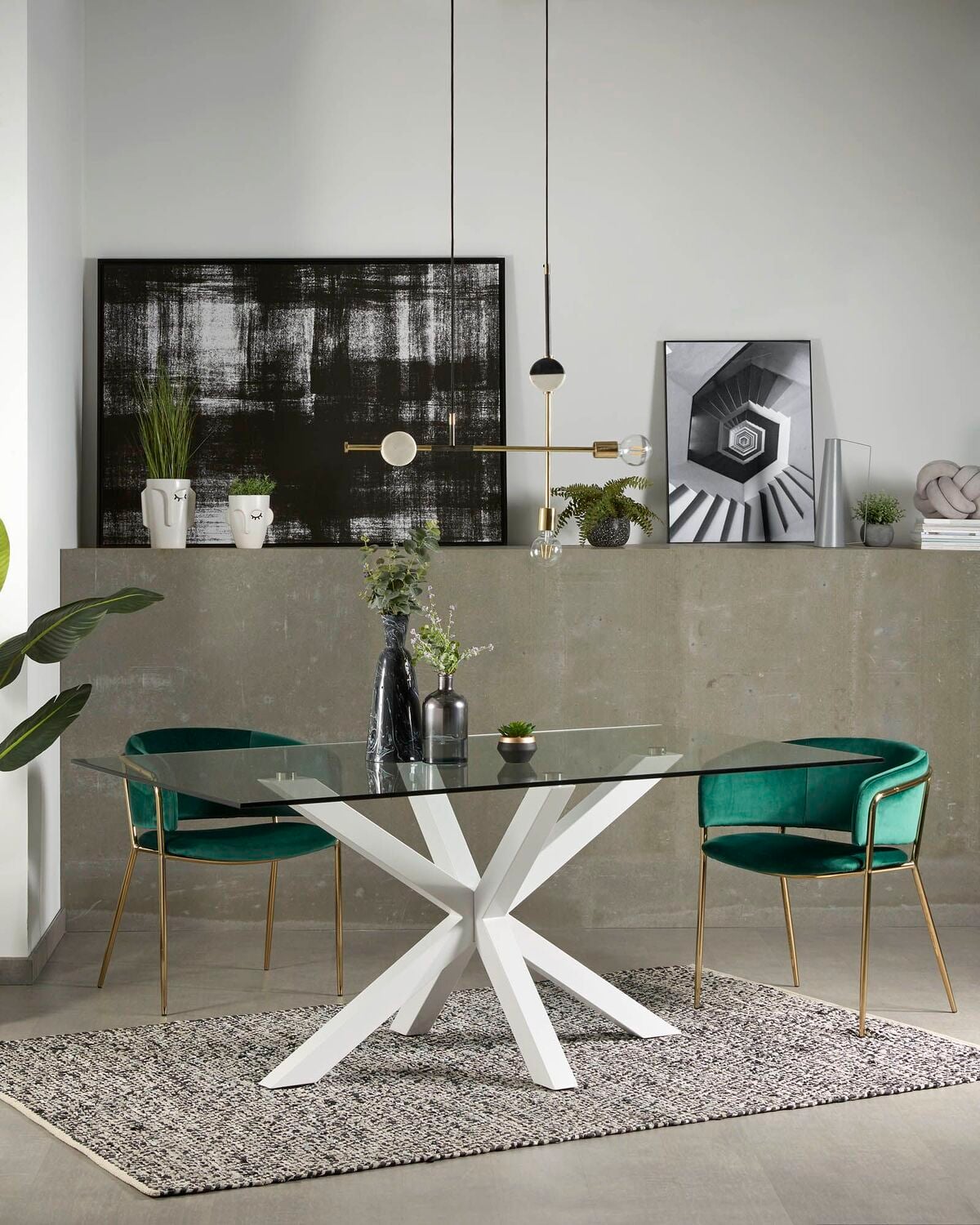 Clear-and-White-Halvor-Dining-Table