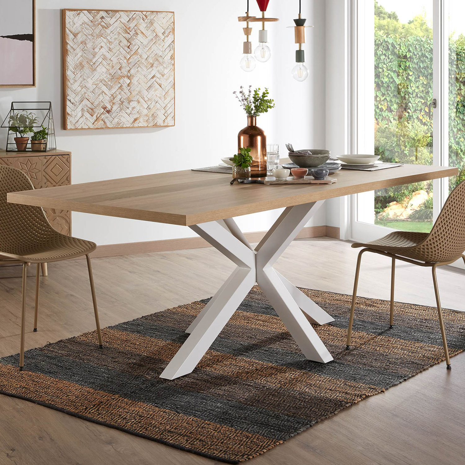 Natural-and-White-Cacey-Dining-Table