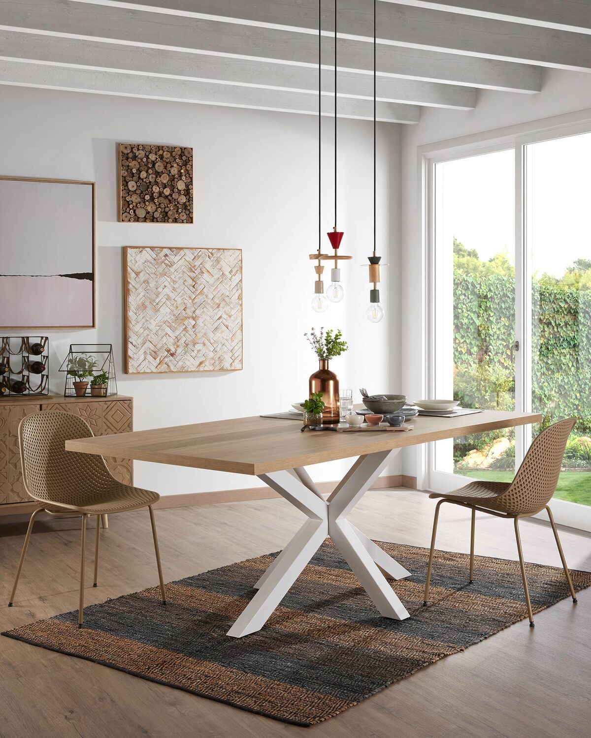 Natural-and-White-Cacey-Dining-Table