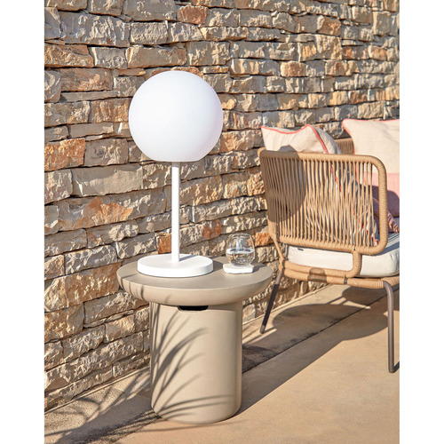 White Akim Outdoor LED Table Lamp