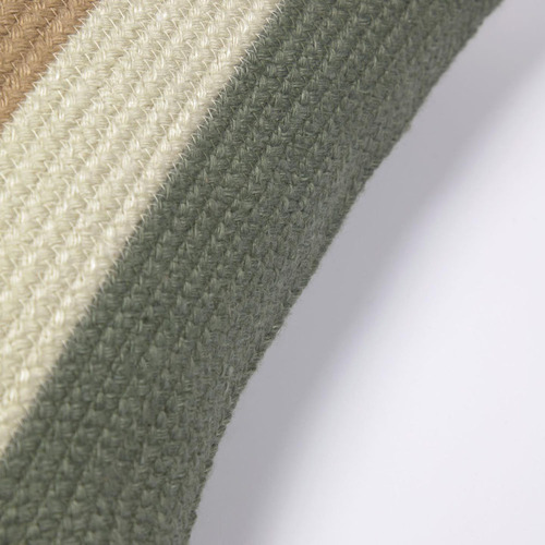 Green & Beige Shiloh Square Outdoor Cushion Cover